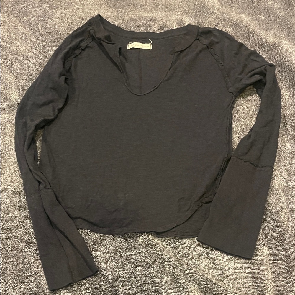 We The Free black Long Sleeve Top
